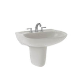 TOTO - Prominence 1-Hole Lav & Shrd W/ Cefiontect Glaze -C. White - Colonial White