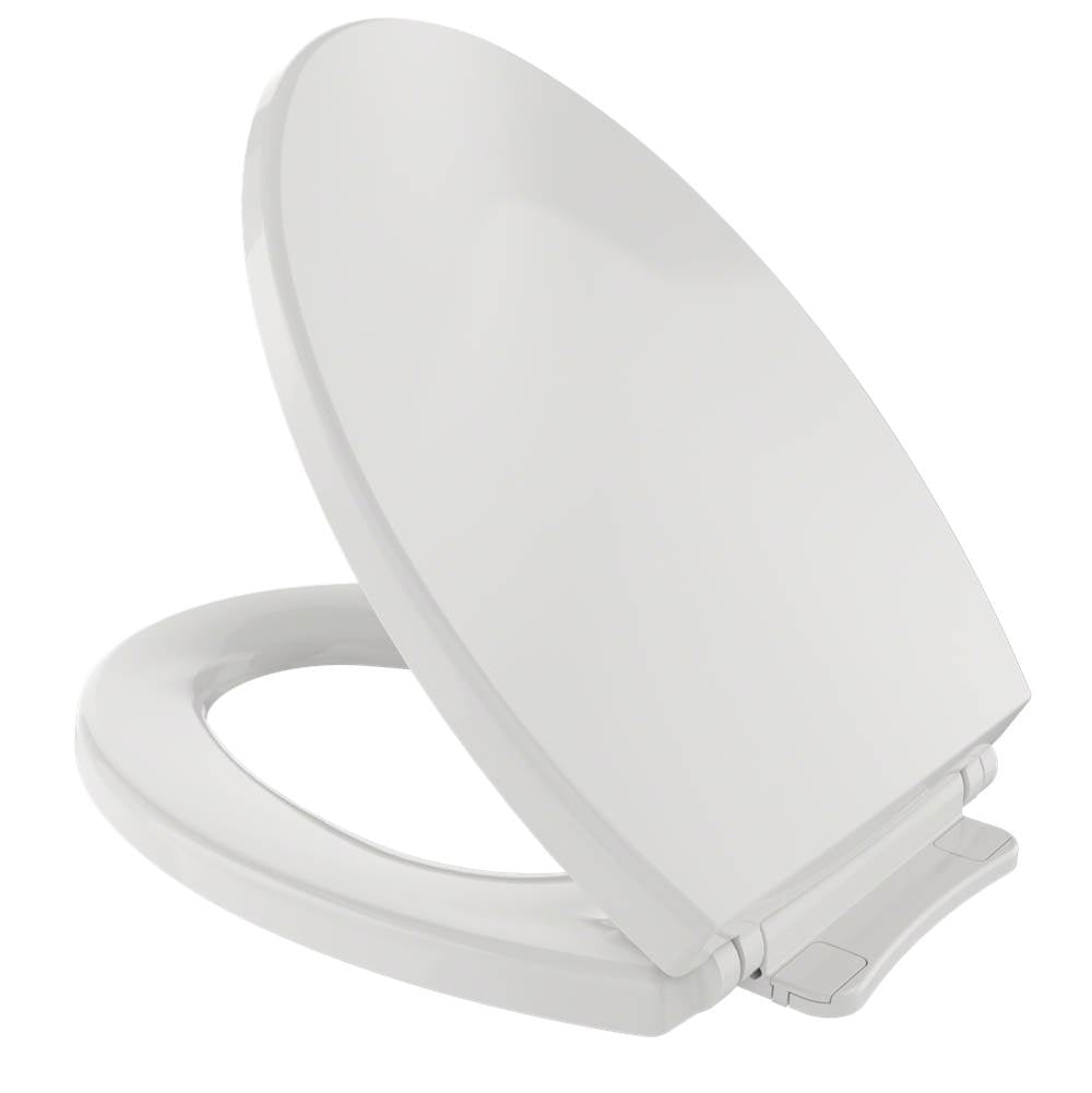 TOTO - TOTO SoftClose Slow Close Elongated Toilet Seat and Lid, Colonial White - Colonial White