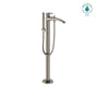 TOTO - Toto Gm Single-Handle Free Standing Tub Filler With Handshower, Brushed Nickel - Brushed Nickel
