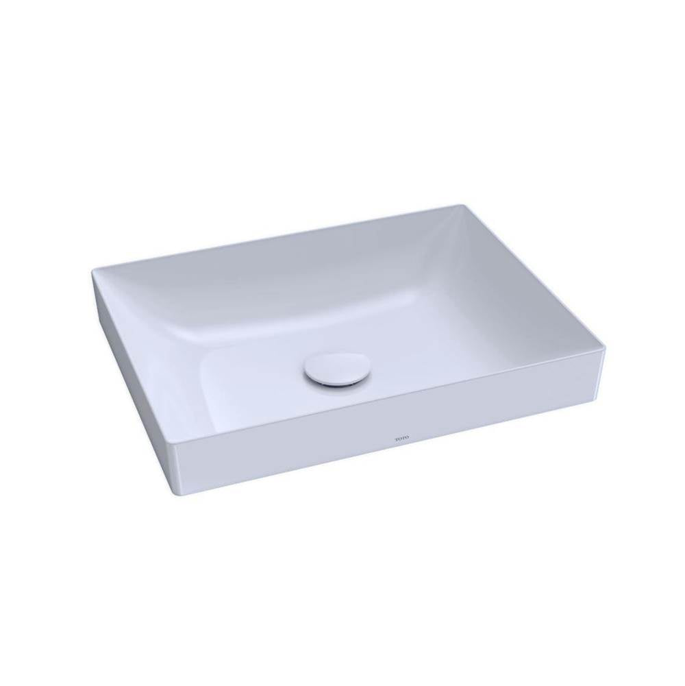 TOTO - Toto Kiwami Rectangular 20'' Vessel Bathrroom Sink With Cefiontect, Cotton White - Cotton White