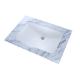 TOTO - Toto 21-1/4'' X 14-3/8'' Large Rectangular Undermount Bathroom Sink With Cefiontect, Cotton White - Cotton White