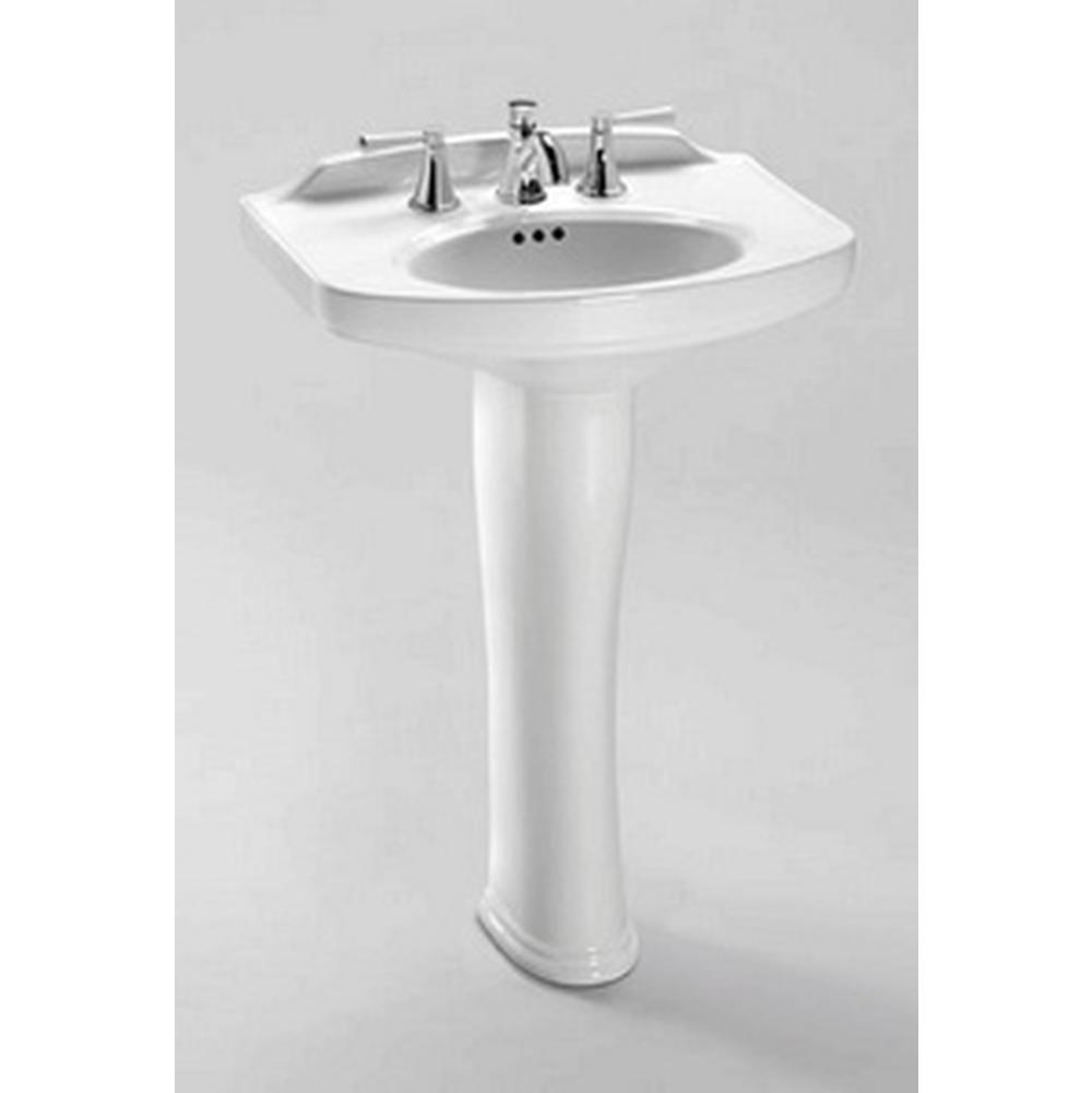 TOTO - Dartmouth Pedestal Lavatory 4'' Hole Faucet Spacing - Cotton