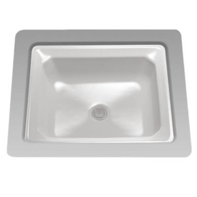 TOTO - Toto Guinevere Rectangular Undermount Bathroom Sink, Ebony - Ebony