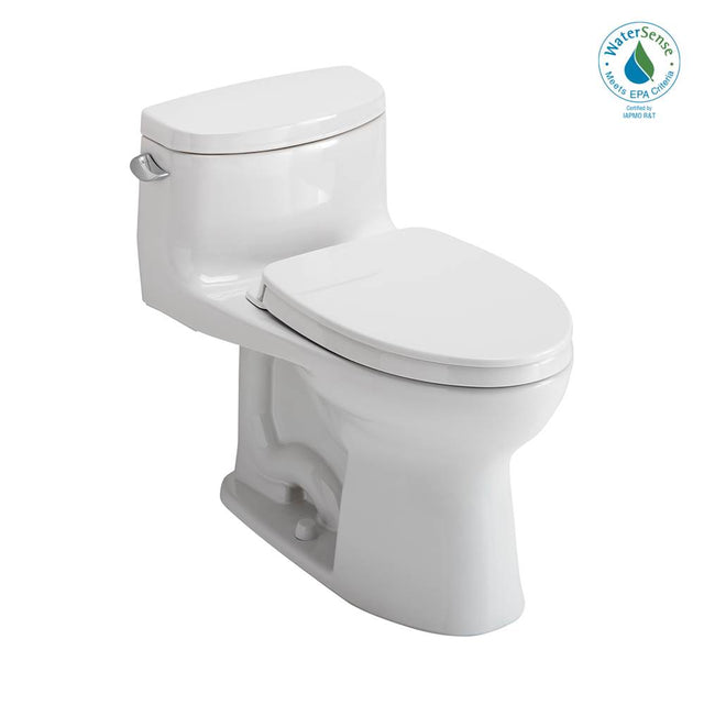 TOTO - TOTO Supreme II One-Piece Elongated 1.28 GPF Universal Height Toilet with CEFIONTECT and SS124 SoftClose Seat, WASHLET+ Ready, Sedona Beige - Sedona Beige