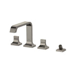 Toto Gc Two-Handle Deck-Mount Roman Tub Filler Trim With Handshower, Brushed Nickel