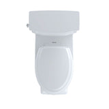 TOTO Promenade II 1G One-Piece Elongated 1.0 GPF Universal Height Toilet with CEFIONTECT and Right-Hand Trip Lever, Cotton White