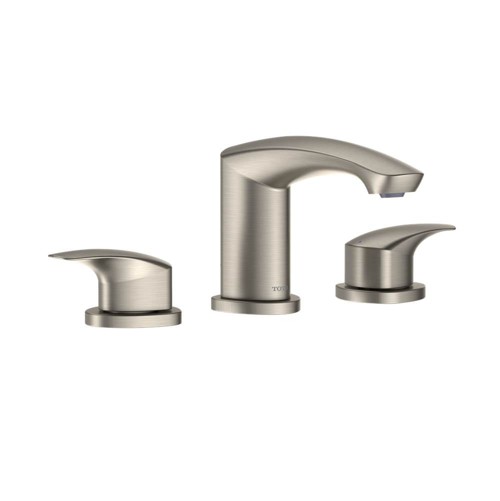 Toto Gm 1.2 Gpm Two Handle Widespread Bathroom Sink Faucet, Brushed Nickel