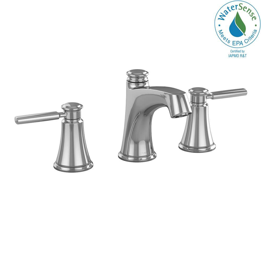 TOTO - TOTO Keane Two Handle Widespread 1.2 GPM Bathroom Sink Faucet, Polished Chrome - TL211DD12RNo.CP - Polished Chrome
