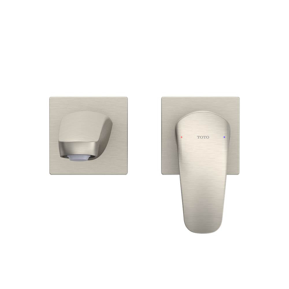 Toto Gm 1.2 Gpm Wall-Mount Single-Handle Long Bathroom Faucet With Comfort Glide Technology, Brushed Nickel