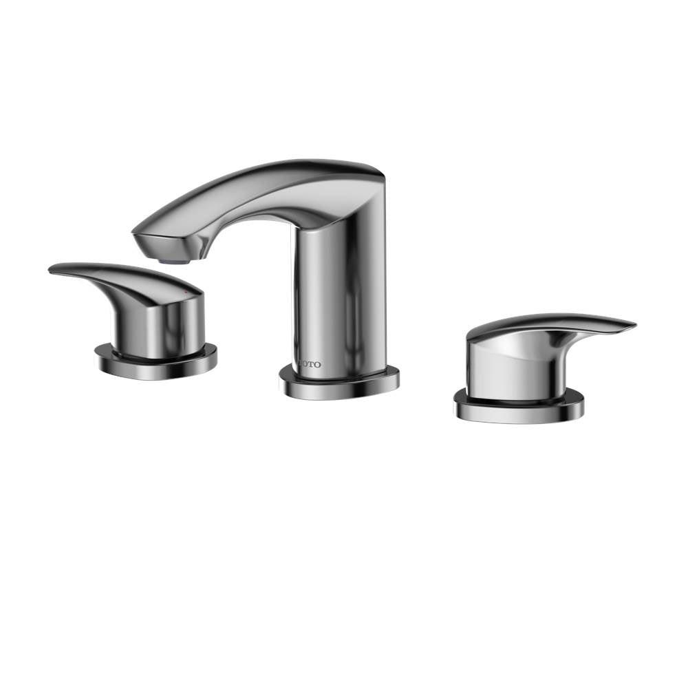 Toto Gm 1.2 Gpm Two Handle Widespread Bathroom Sink Faucet, Brushed Nickel