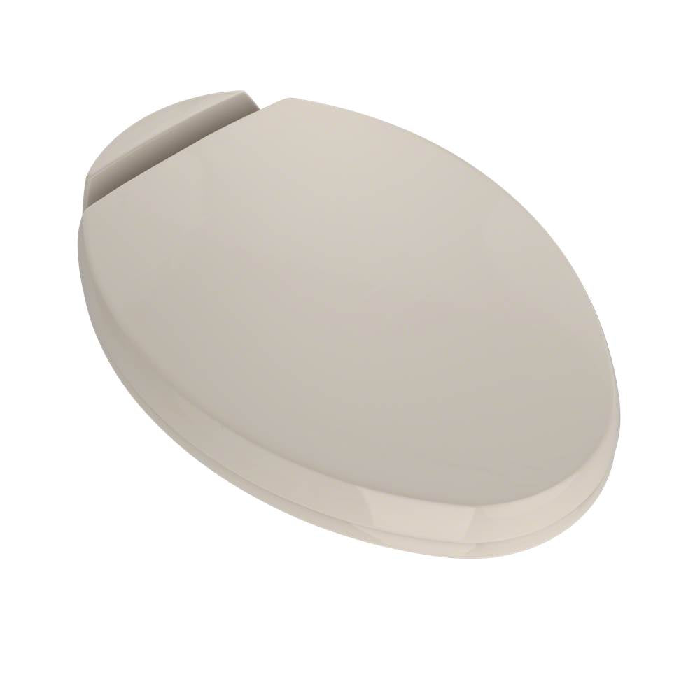 TOTO Oval SoftClose Slow Close Elongated Toilet Seat and Lid, Cotton White