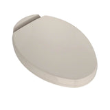 TOTO Oval SoftClose Slow Close Elongated Toilet Seat and Lid, Cotton White