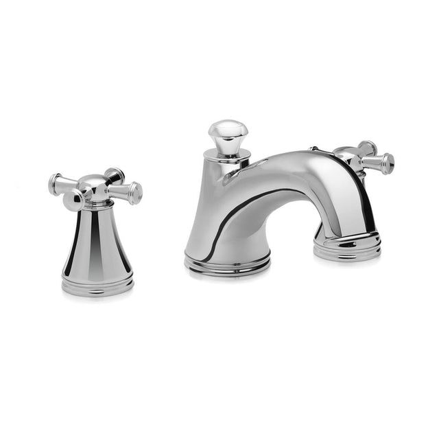 TOTO - Toto VivianE Two Cross Handle Deck-Mount Roman Tub Filler Trim, Polished Chrome - Polished Chrome