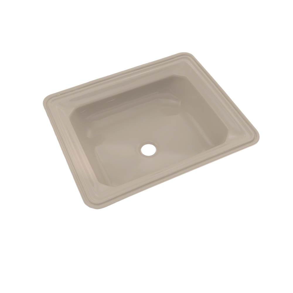 TOTO - Toto Guinevere Rectangular Undermount Bathroom Sink With Cefiontect, Bone - Bone