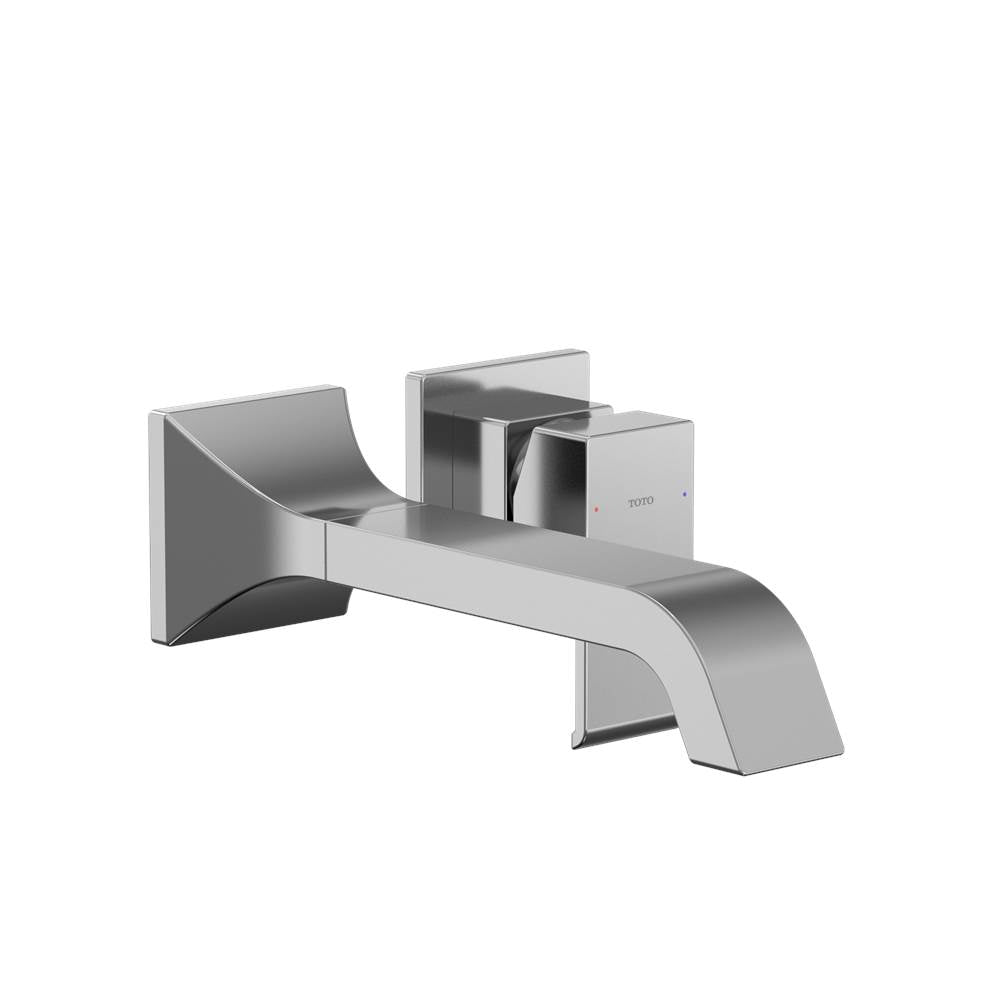 Toto Gc 1.2 Gpm Wall-Mount Single-Handle Long Bathroom Faucet With Comfort Glide Technology, Brushed Nickel