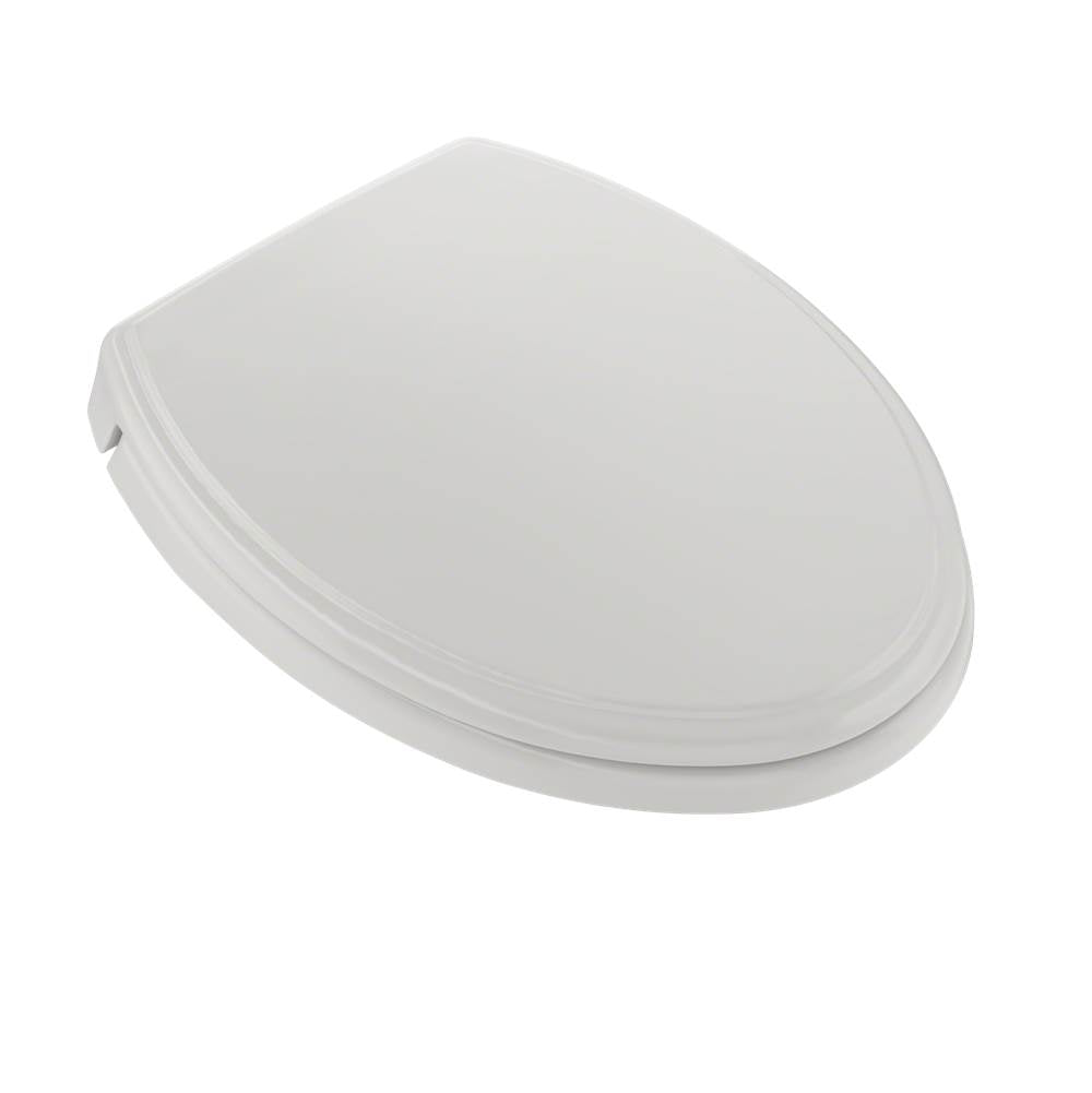TOTO Traditional SoftClose Slow Close Elongated Toilet Seat and Lid, Cotton White