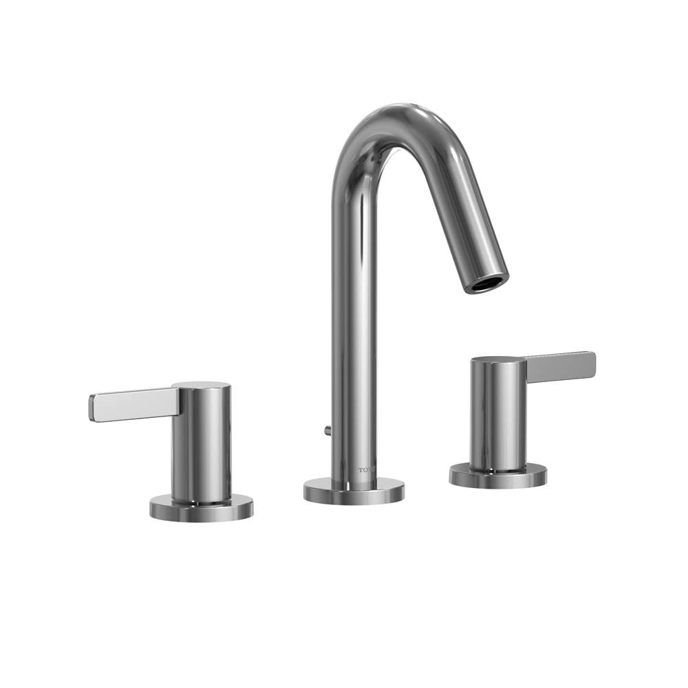 TOTO - Toto Gf Series 1.2 Gpm Two Lever Handle Widespread Bathroom Sink Faucet, Polished Chrome - Polished Chrome
