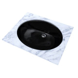 Toto Rendezvous Oval Undermount Bathroom Sink, Ebony