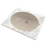 Toto Rendezvous Oval Undermount Bathroom Sink With Cefiontect, Cotton White