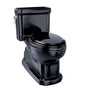 TOTO - TOTO Eco Guinevere Elongated 1.28 GPF Universal Height Skirted Toilet with SoftClose Seat, Ebony - Ebony