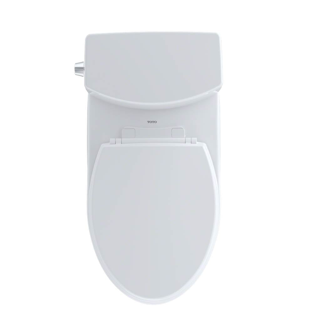 Toto Drake II 1G Two-Piece Elongated 1.0 Gpf Universal Height Toilet With Cefiontect, Cotton White