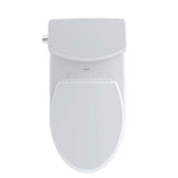 Toto Drake II 1G Two-Piece Elongated 1.0 Gpf Universal Height Toilet With Cefiontect, Cotton White
