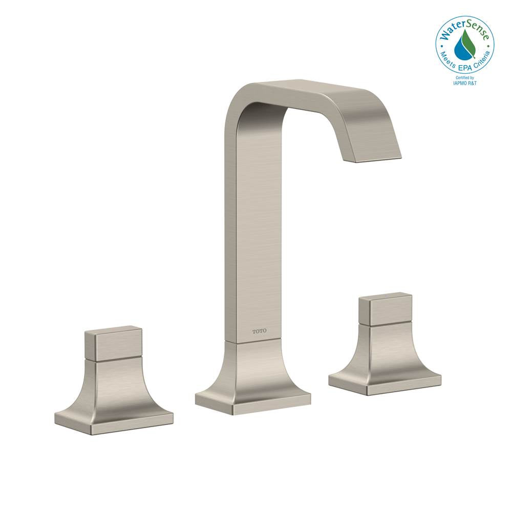TOTO - Toto Gc 1.2 Gpm Two Handle Widespread Bathroom Sink Faucet, Brushed Nickel - Brushed Nickel