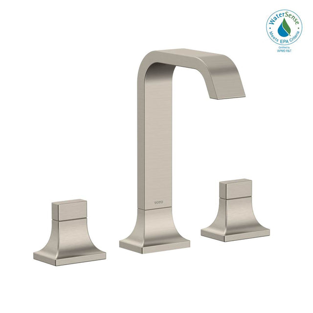 TOTO - Toto Gc 1.2 Gpm Two Handle Widespread Bathroom Sink Faucet, Brushed Nickel - Brushed Nickel