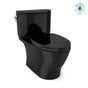 TOTO - TOTO Nexus Two-Piece Elongated 1.28 GPF Universal Height Toilet with SS124 SoftClose Seat, WASHLET+ Ready, Ebony - Ebony