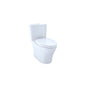 TOTO - TOTO Aquia IV Two-Piece Elongated Dual Flush 1.28 and 0.9 GPF Universal Height Toilet with CEFIONTECT, WASHLET+ Ready, Cotton White - Cotton White