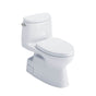 TOTO - TOTO Carlyle II One-Piece Elongated 1.28 GPF Universal Height Toilet with CEFIONTECT and SS124 SoftClose Seat, WASHLET+ Ready, Cotton White - Cotton White