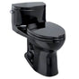 TOTO - TOTO Supreme II One-Piece Elongated 1.28 GPF Universal Height Toilet with SS124 SoftClose Seat, WASHLET+ Ready, Ebony - Ebony