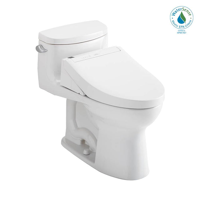 TOTO - Toto Washlet+ Supreme II One-Piece Elongated 1.28 Gpf Toilet And Washlet+ C5 Bidet Seat, Cotton White - Cotton White