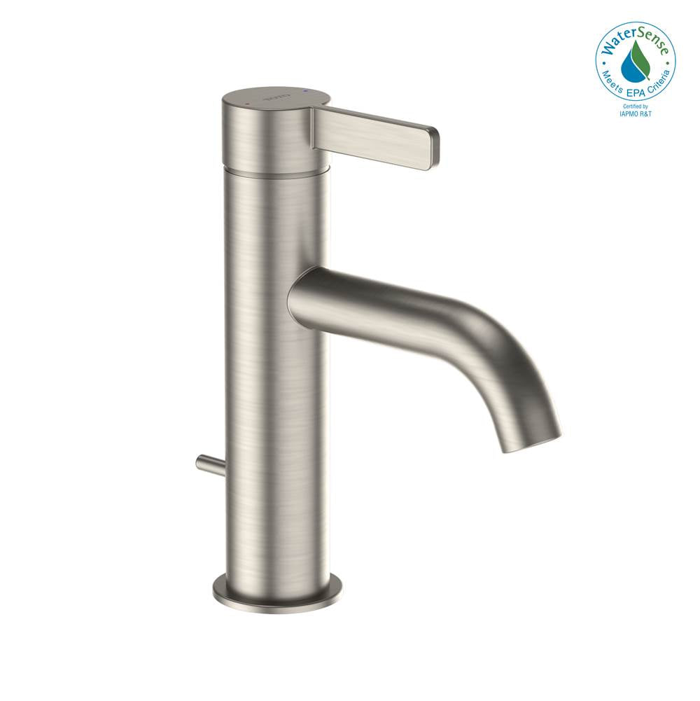 TOTO - Toto Gf Series 1.2 Gpm Single Handle Bathroom Sink Faucet With Comfort Glide Technology And Drain Assembly, Brushed Nickel - Brushed Nickel