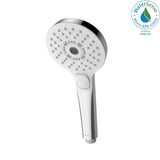 TOTO - Toto G Series 1.75 Gpm Multifunction 4 Inch Round Handshower With Active Wave, Comfort Wave, And Warm Spa, Polished Nickel - Polished Nickel