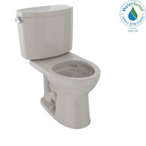 TOTO - Toto Drake II Two-Piece Round 1.28 Gpf Universal Height Toilet With Cefiontect, Bone - Bone