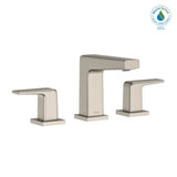 TOTO - Toto Gb Series 1.2 Gpm Two Handle Widespread Bathroom Sink Faucet With Drain Assembly, Brushed Nickel - Brushed Nickel