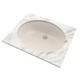 Toto Rendezvous Oval Undermount Bathroom Sink With Cefiontect, Cotton White