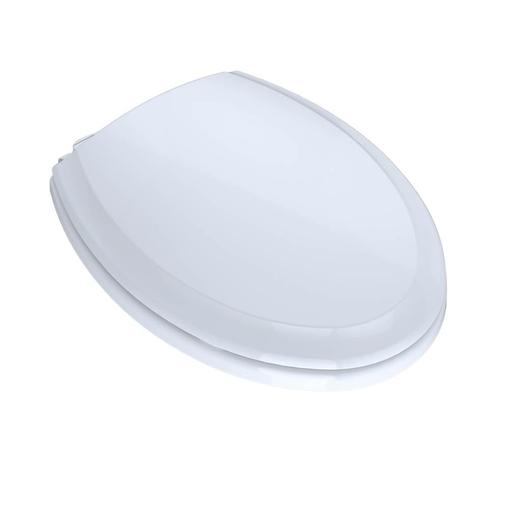 TOTO Guinevere SoftClose Slow Close Elongated Toilet Seat and Lid, Cotton White