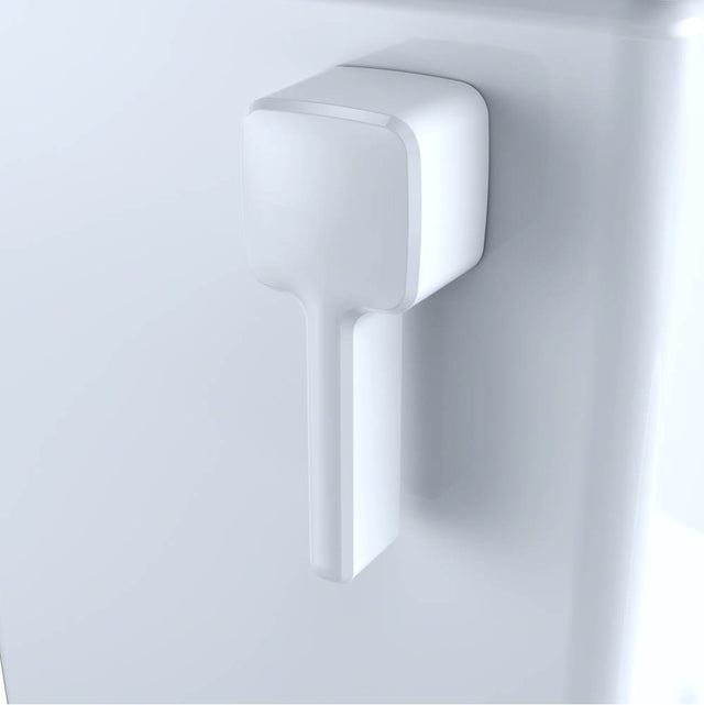 TOTO - Trip Lever Handle W/ Spud And Mounting Nut, Left Hand - Cotton White