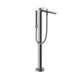 Toto Za Single-Handle Free Standing Tub Filler With Handshower, Polished Chrome