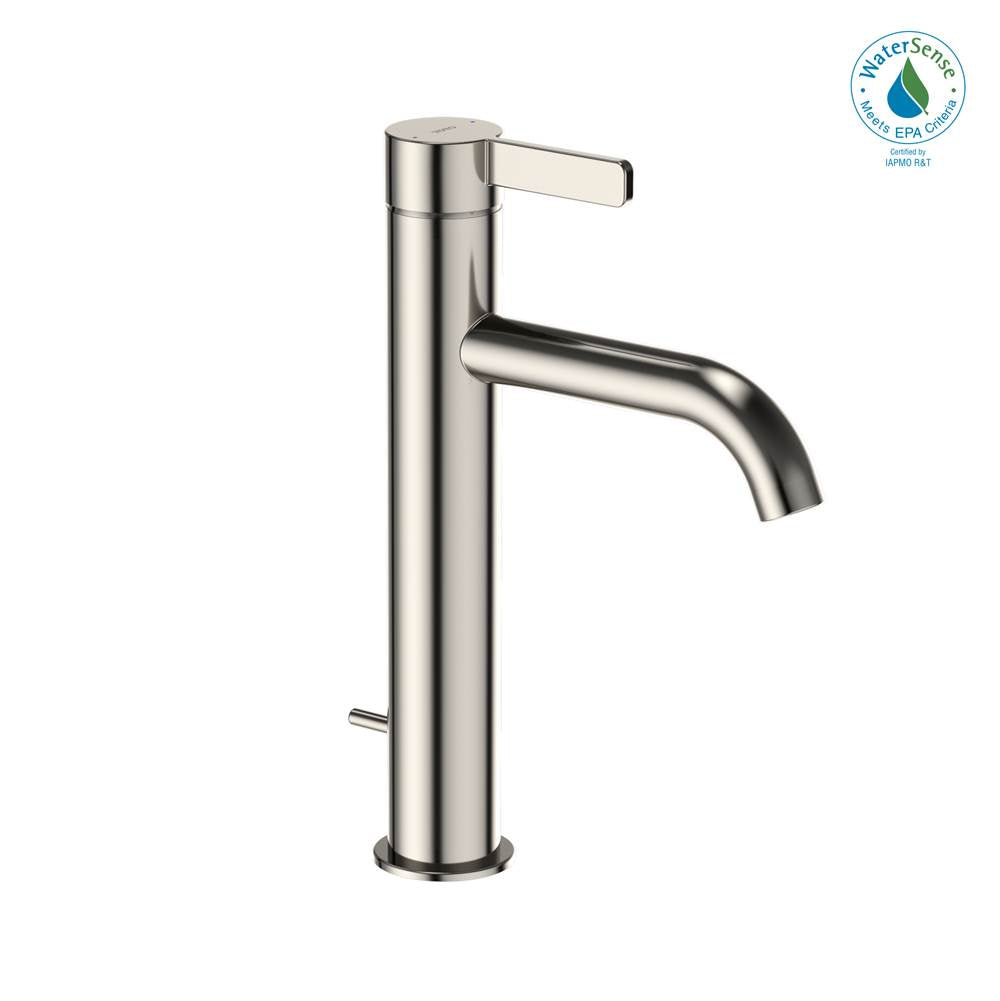 TOTO - Toto Gf 1.2 Gpm Single Handle Semi-Vessel Bathroom Sink Faucet With Comfort Glide Technology, Polished Nickel - Polished Nickel