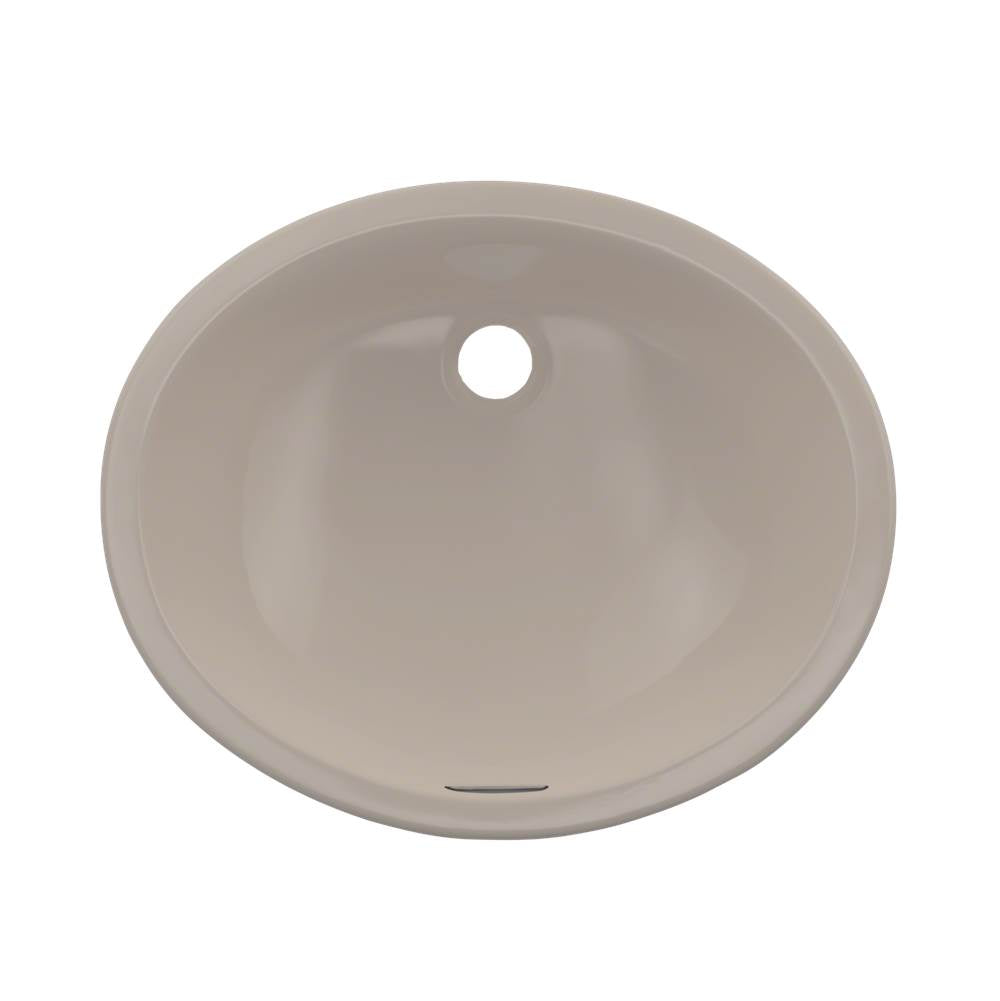 Toto Rendezvous Oval Undermount Bathroom Sink With Cefiontect, Cotton White