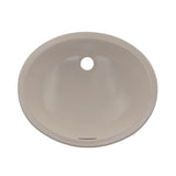 Toto Rendezvous Oval Undermount Bathroom Sink With Cefiontect, Cotton White