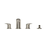 Toto Gm Two-Handle Deck-Mount Roman Tub Filler Trim With Handshower, Brushed Nickel