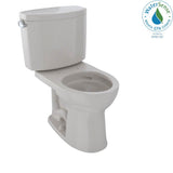 TOTO - Toto Drake II Two-Piece Round 1.28 Gpf Universal Height Toilet With Cefiontect, Sedona Beige - Sedona Beige