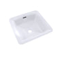 TOTO - Toto ConnellyE Square Undermount Bathroom Sink With Cefiontect, Cotton White - Cotton White