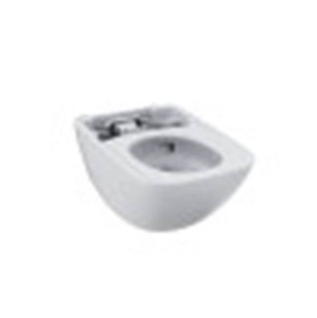 TOTO - TOTO NEOREST WX1E Dual Flush 1.2 or 0.8 GPF Wall-Hung Toilet Bowl Unit, Cotton White - Cotton White
