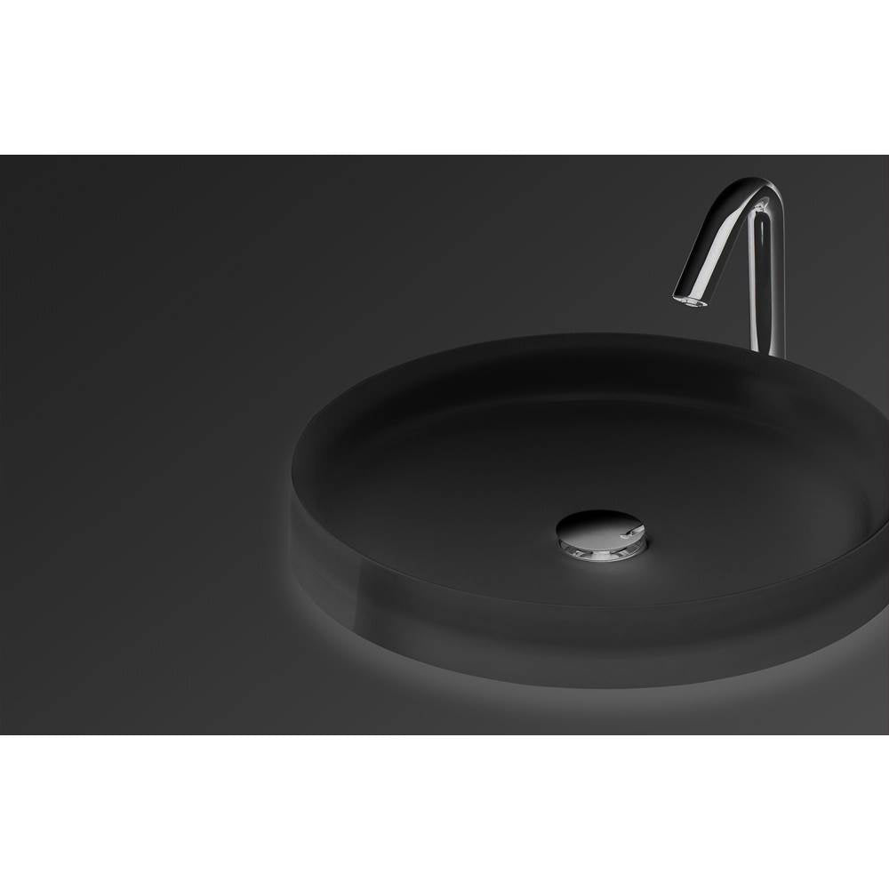 Toto LuministE Round Vessel Bathroom Sink, Frosted White