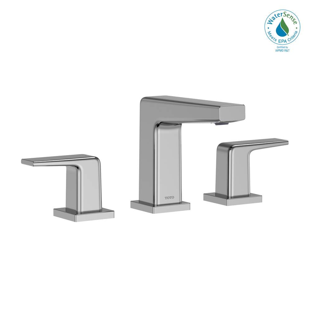 TOTO - Toto Gb Series 1.2 Gpm Two Handle Widespread Bathroom Sink Faucet With Drain Assembly, Polished Chrome - Polished Chrome